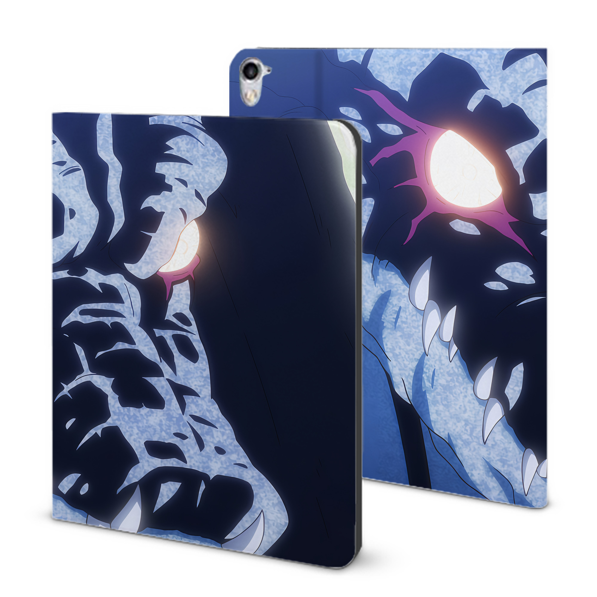 （画像用） 転スラ Regarding Reincarnated to Slime IPad ケース ブック型 PUレザー TPU 耐衝撃 軽量 薄型 ペン収納なし 全面保護 IPad 各モデル対応